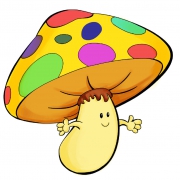 可爱卡通蘑菇头像图片