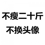 不瘦二十斤不换头像图片 励志减肥瘦身不瘦二十斤不改头像高清好