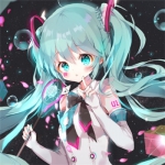 初音未来的图片头像 可爱漂亮的初音未来高清图片头像