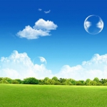 蓝天白云头像高清图片大全 蓝天白云绿草美极了