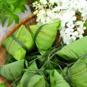 端午节粽子绿色清新头像图片