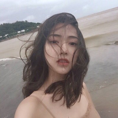 qq头像女生唯美海边