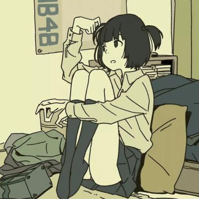 个性酷漫画女生头像