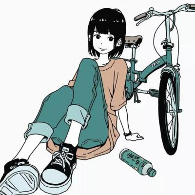 个性酷漫画女生头像