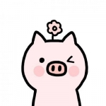 卡通猪猪头像,高清粉色系萌萌哒的可爱猪猪女孩头像图片