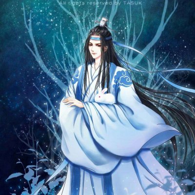 魔道祖师情侣头像分开