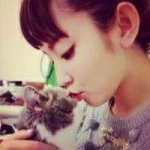 抱着小猫的女生头像 有爱怀中抱着猫的女生头像图片