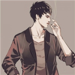 男生抽烟头像动漫 好看的男生动漫抽烟头像图片