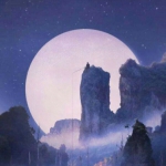 夜晚意境风景头像 跟月亮有关的唯美意境风景图片头像
