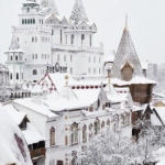 微信头像唯美雪景 异国他乡的城市雪景图片头像