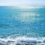 蓝色大海唯美风景图片头像 送你一片蓝色大海