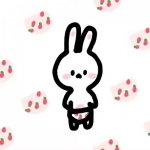 卡通头像兔子可爱萌,乖巧的可爱兔子萌图头像